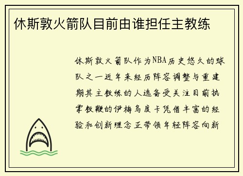 休斯敦火箭队目前由谁担任主教练